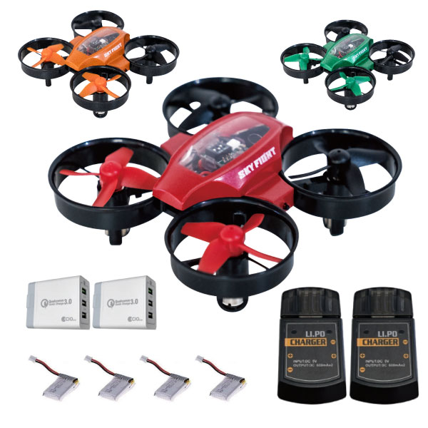 美品 DRONENET skyfightX スカイファイト 合計50台 の通販はau PAY ...